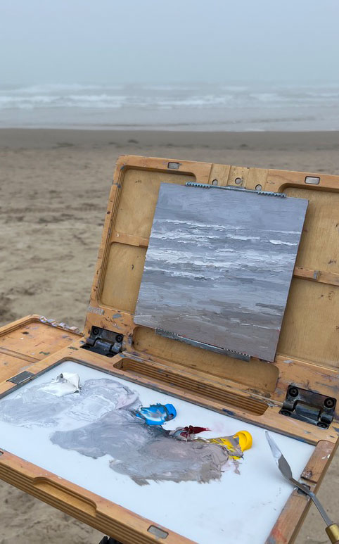 south padre, art, plein air